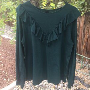 Green long sleeve shirt